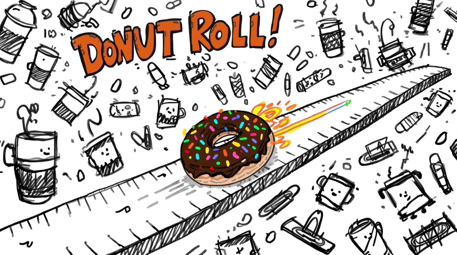Rolling Donut Doodle Game Thumbnail