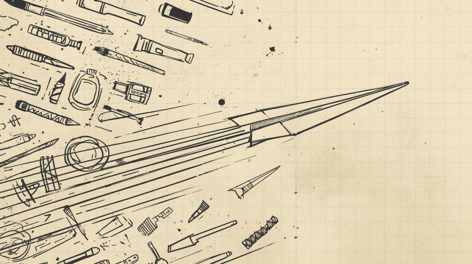 Paper Plane Escape Doodle Game Online Thumbnail