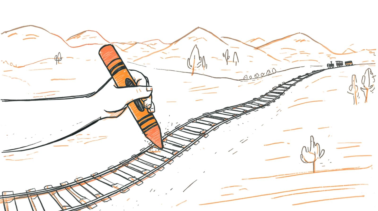 Train Tracks Doodle Game Thumbnail